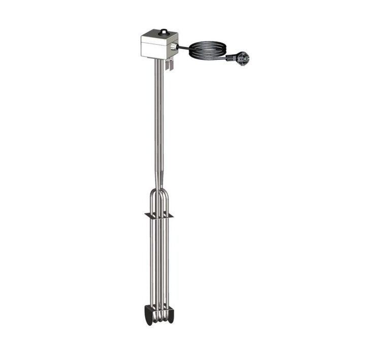 Calentador de inmersión lateral con tubo en acero inoxidable acidorresistente