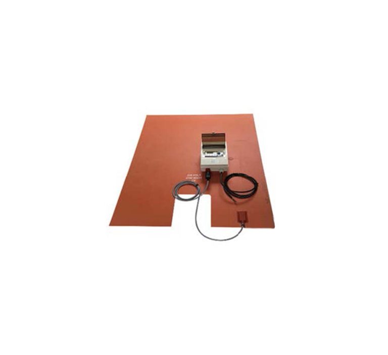 Calentador de base de silicona para IBC para calentar contenedores desde la base