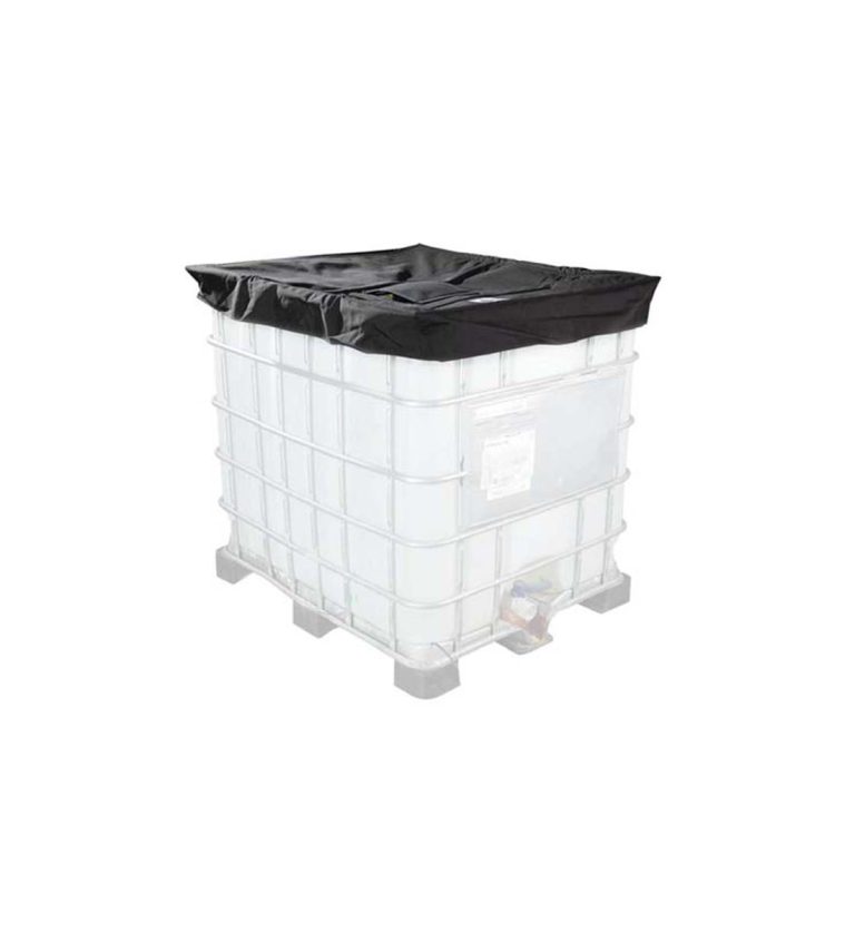 Tapa superior para contenedores IBC con carcasa de condura recubierta de teflón