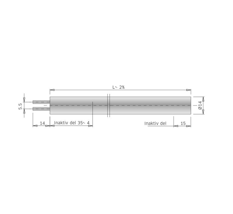 Elemento tubular Backer tipo 14RV