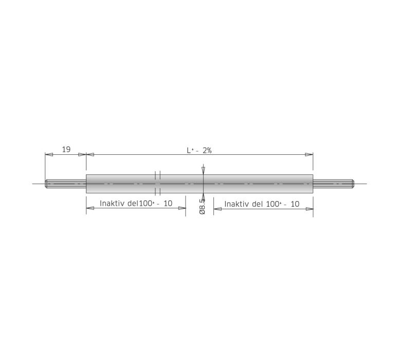Elemento tubular Backer tipo 9N 2,3