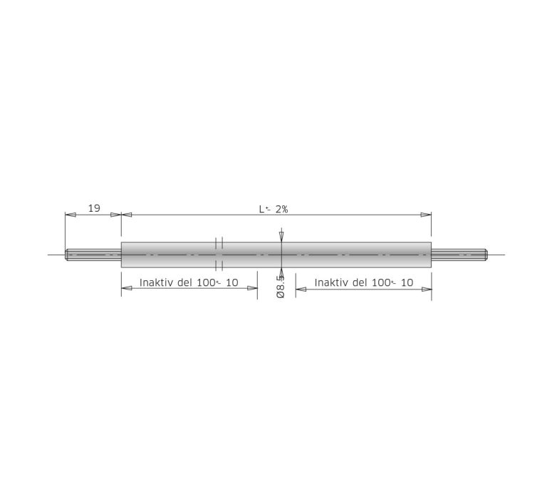 Elemento tubular Backer tipo 9N 3,5